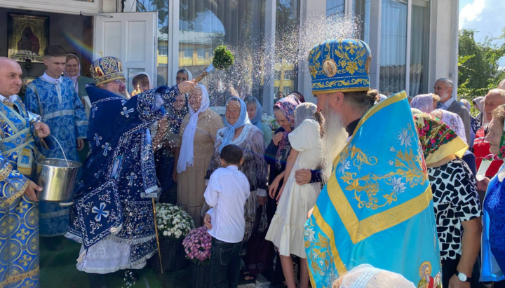 Patronal feast of the persecuted community in Tovtry. Photo: Facebook page of the Chernivtsi Eparchy faithful