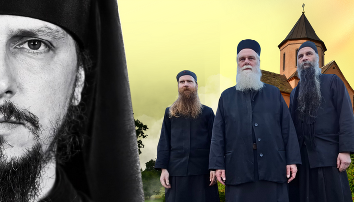 Чернець Варсонофій та братія Свято-Троїцького монастиря в Буххагені. Фото: СПЖ