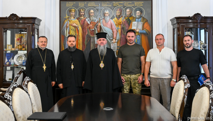 Думенко зустрівся з владою Києва у своїй резиденції. Фото: ПЦУ
