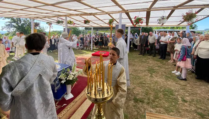 Престольне свято гонимої громади в Михальчі. Фото: Фейсбук віруючих Чернівецької єпархії