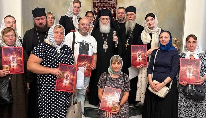 Паломники Хустської єпархії з Патріархом Феофілом. Фото: Хустська єпархія