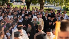 Патріарх Порфирій очолив урочистості до 90-річчя храму в Любляні