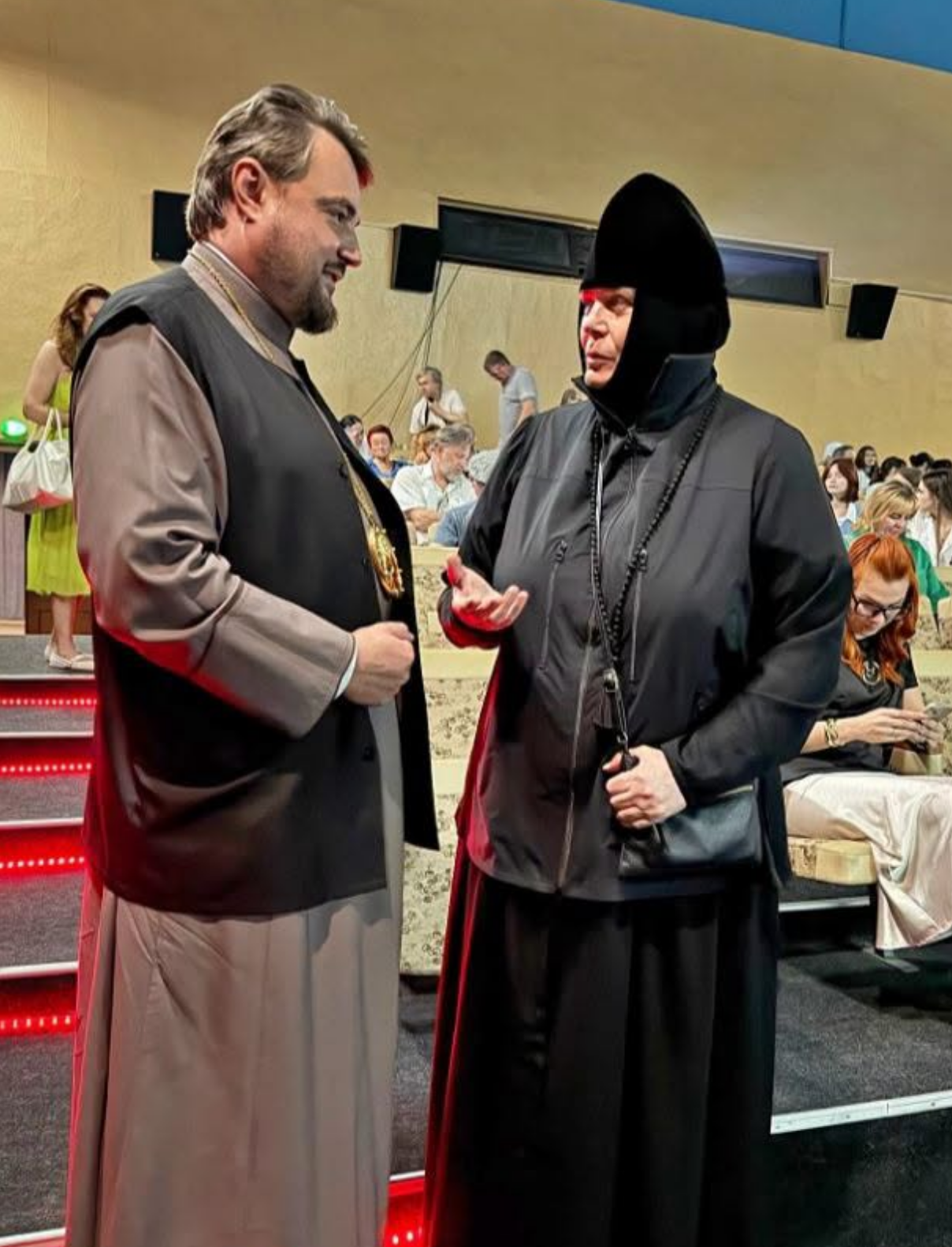 Alexander Drabinko and Abbess Serafima.