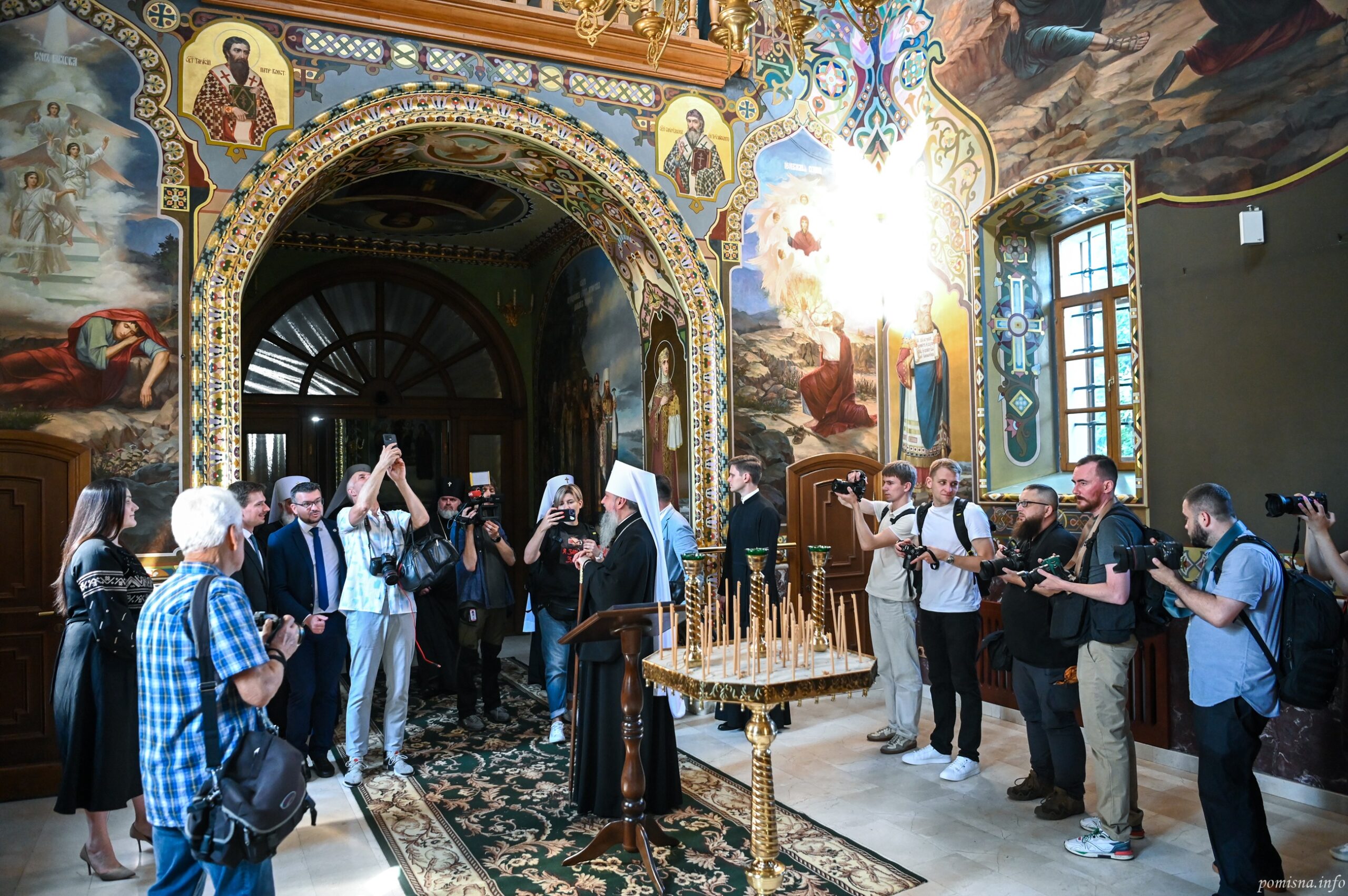 Церемонія «відкриття» Дальніх печер Києво-Печерської лаври, 14 липня 2026 року.