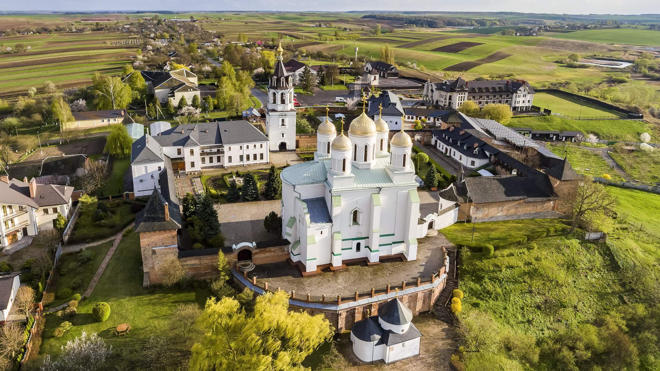 View of Zimne Monastery