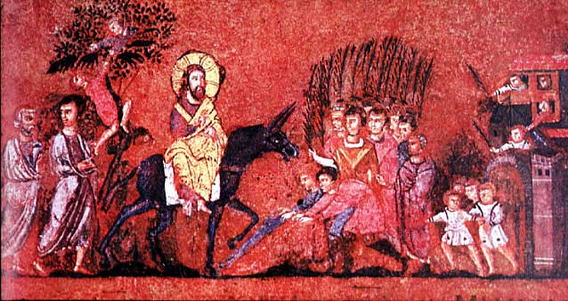 Мініатюра рукопису Слів святителя Григорія Богослова (880–883 рр., Французька національна бібліотека, Париж)